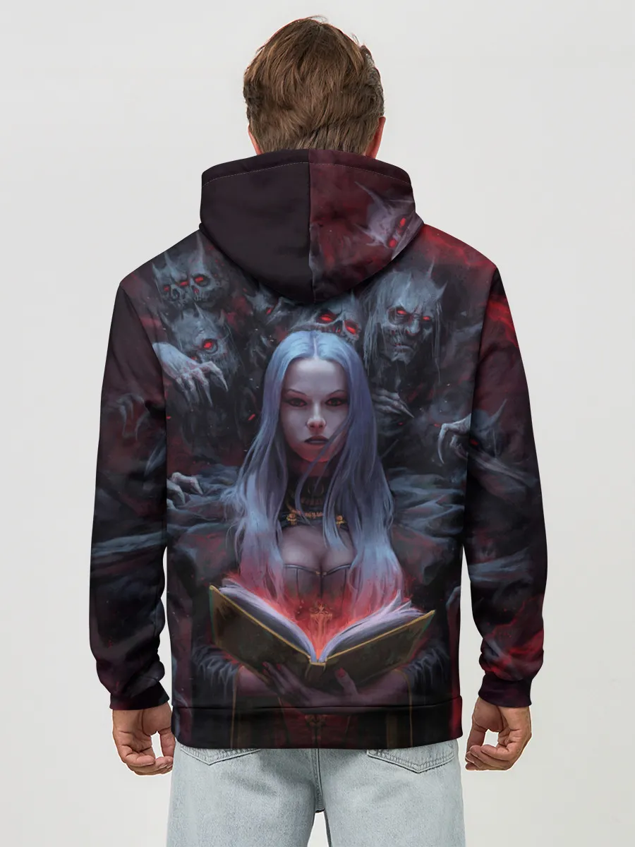 Худи мужской база хлопок / Demonic book