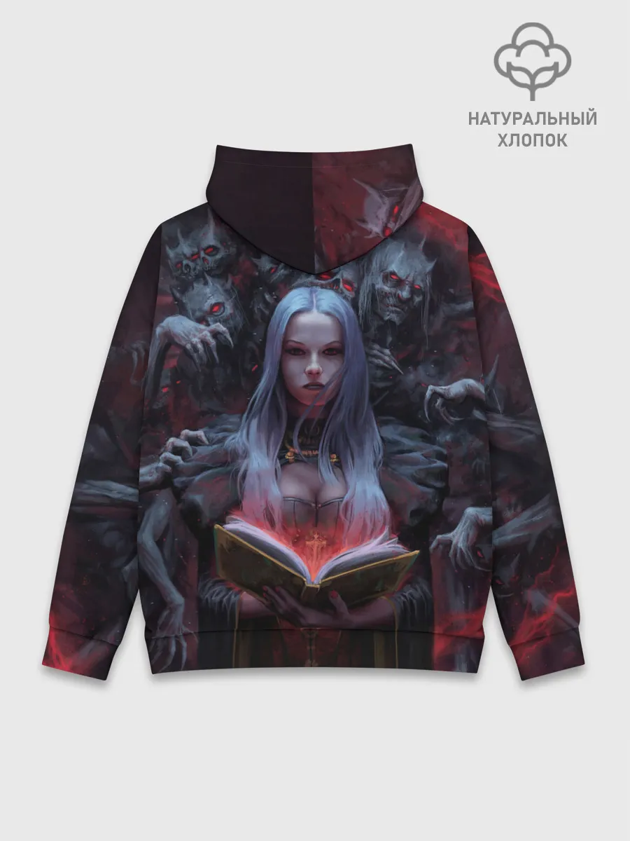 Худи мужской база хлопок / Demonic book