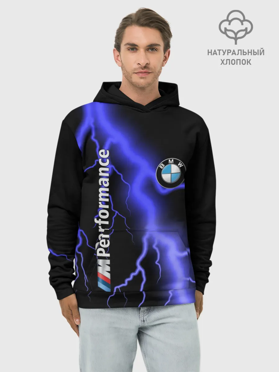 Худи мужской база хлопок / BMW