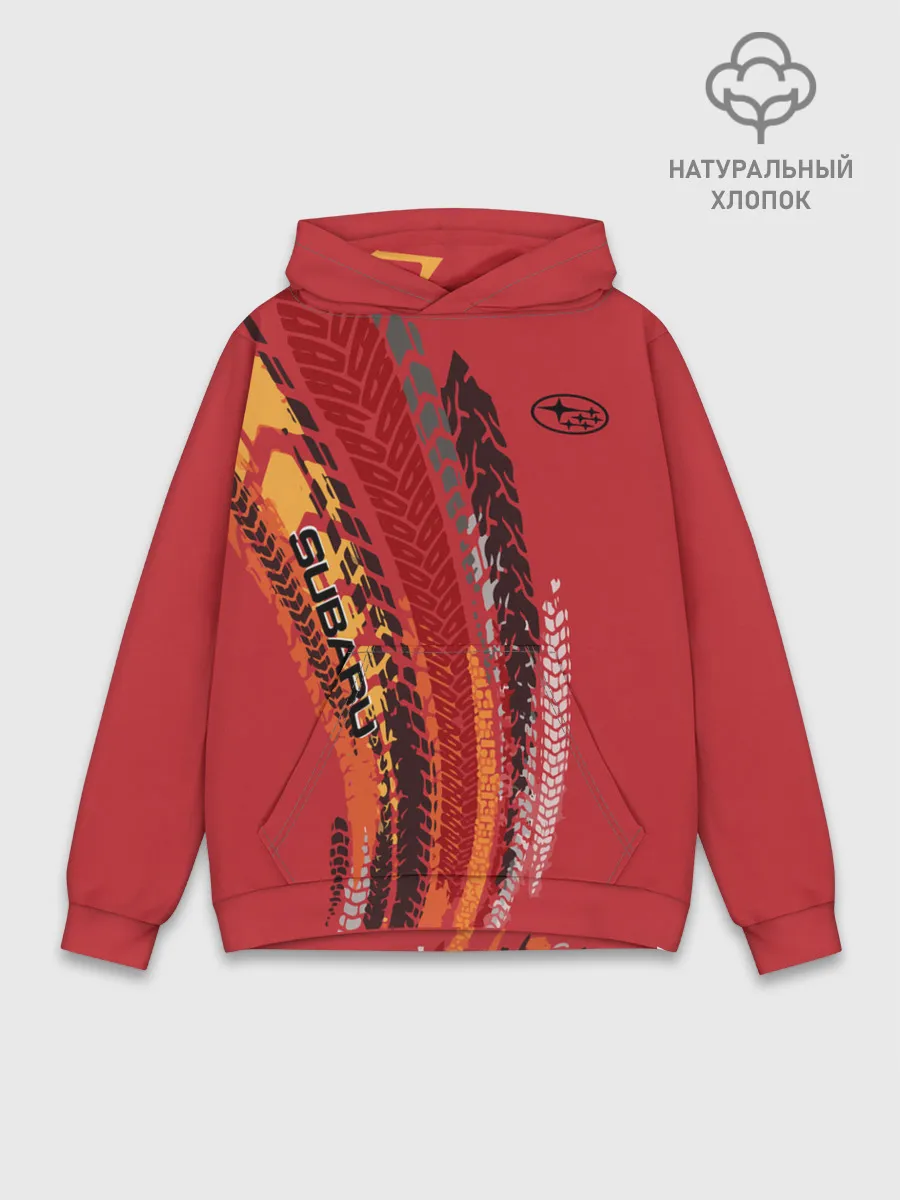 Худи мужской база хлопок / SUBARU