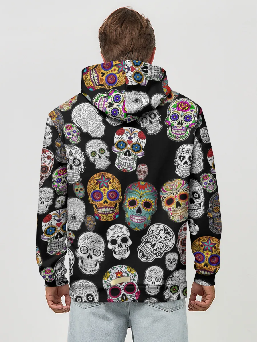 Худи мужской база хлопок / Мексиканский праздник