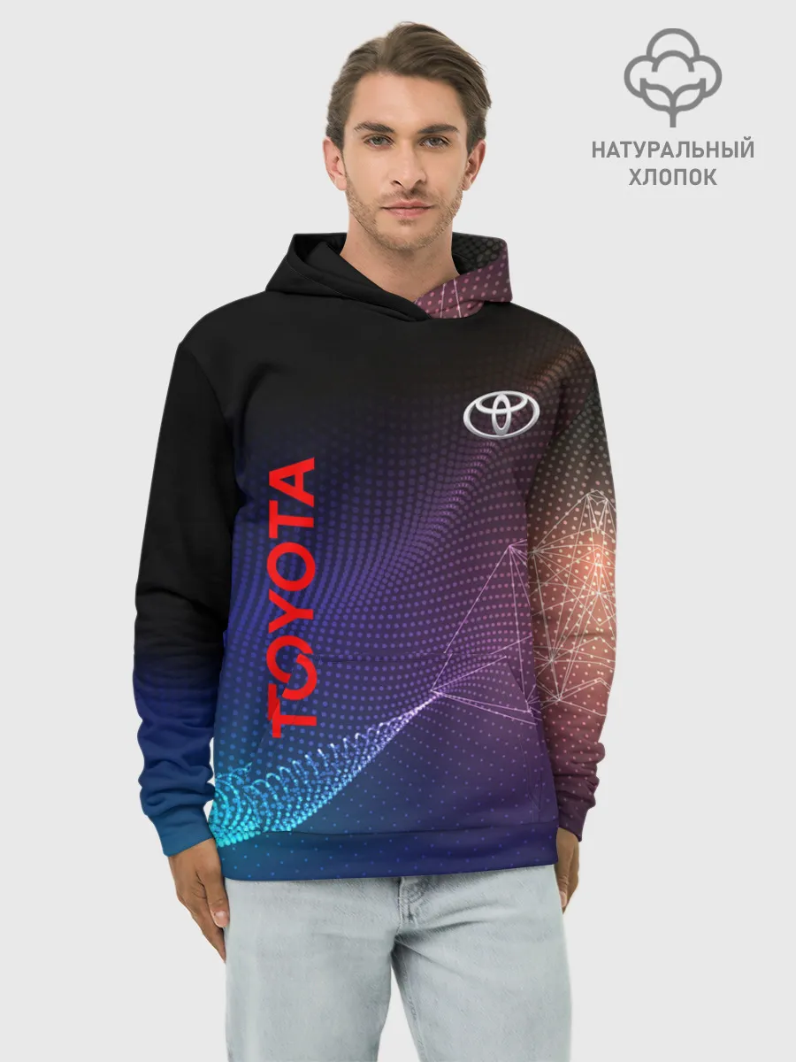 Худи мужской база хлопок / TOYOTA