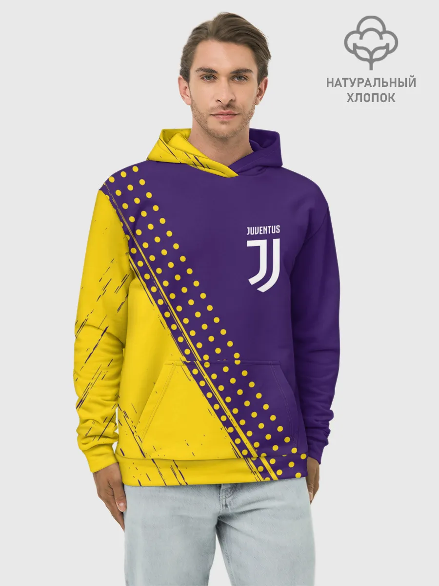 Худи мужской база хлопок / JUVENTUS / ЮВЕНТУС
