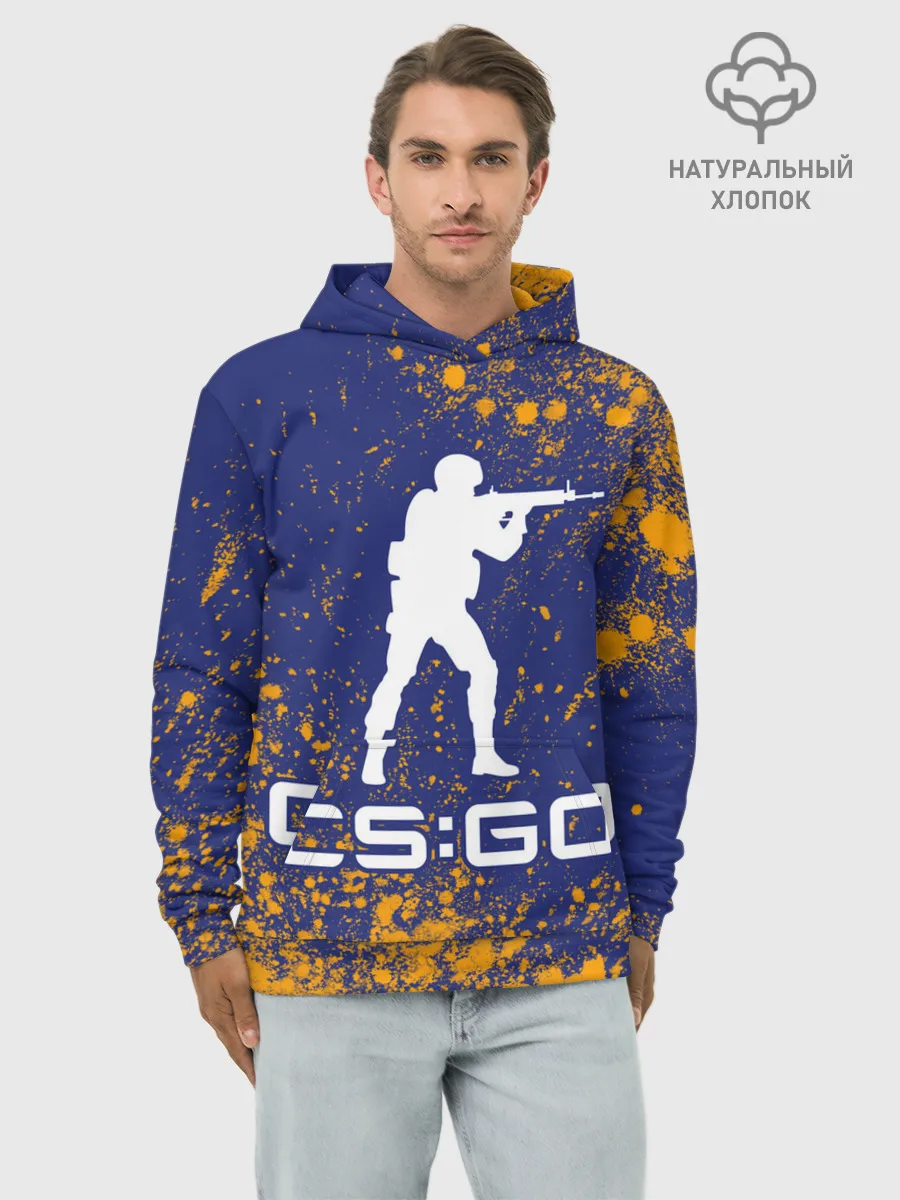 Худи мужской база хлопок / CS GO | КС ГО
