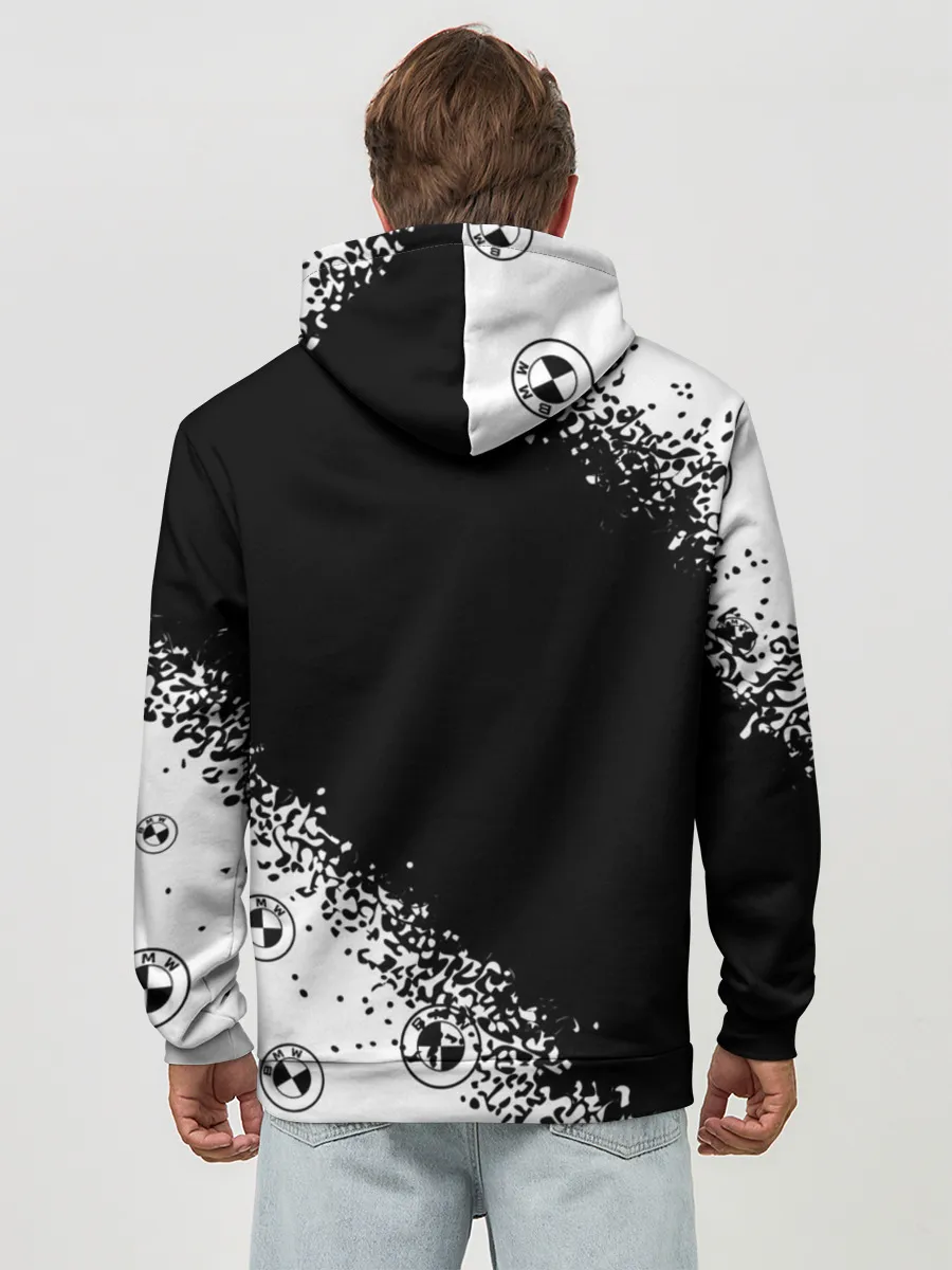 Худи мужской база хлопок / BMW / БМВ