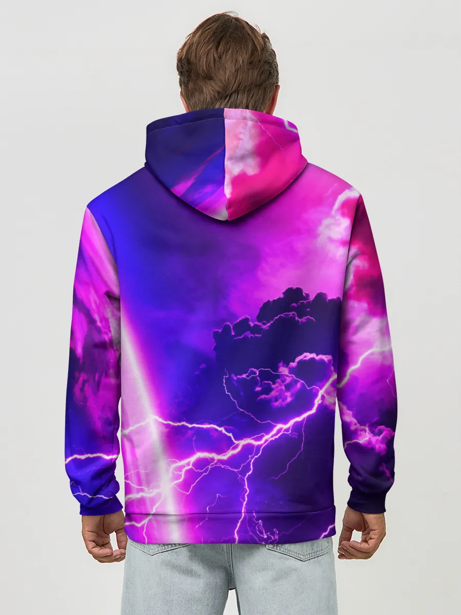 Худи мужской база хлопок / Гроза