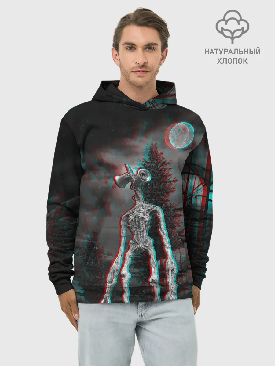 Худи мужской база хлопок / Siren Head Horror
