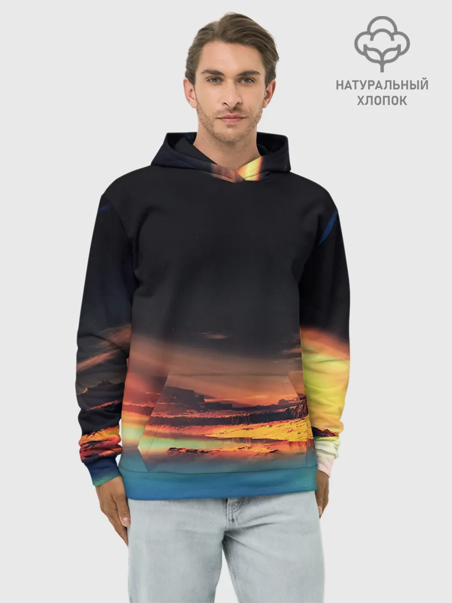 Худи мужской база хлопок / Марс