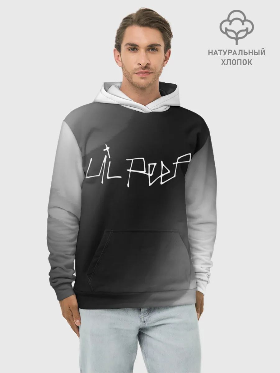 Худи мужской база хлопок / LIL PEEP / ЛИЛ ПИП