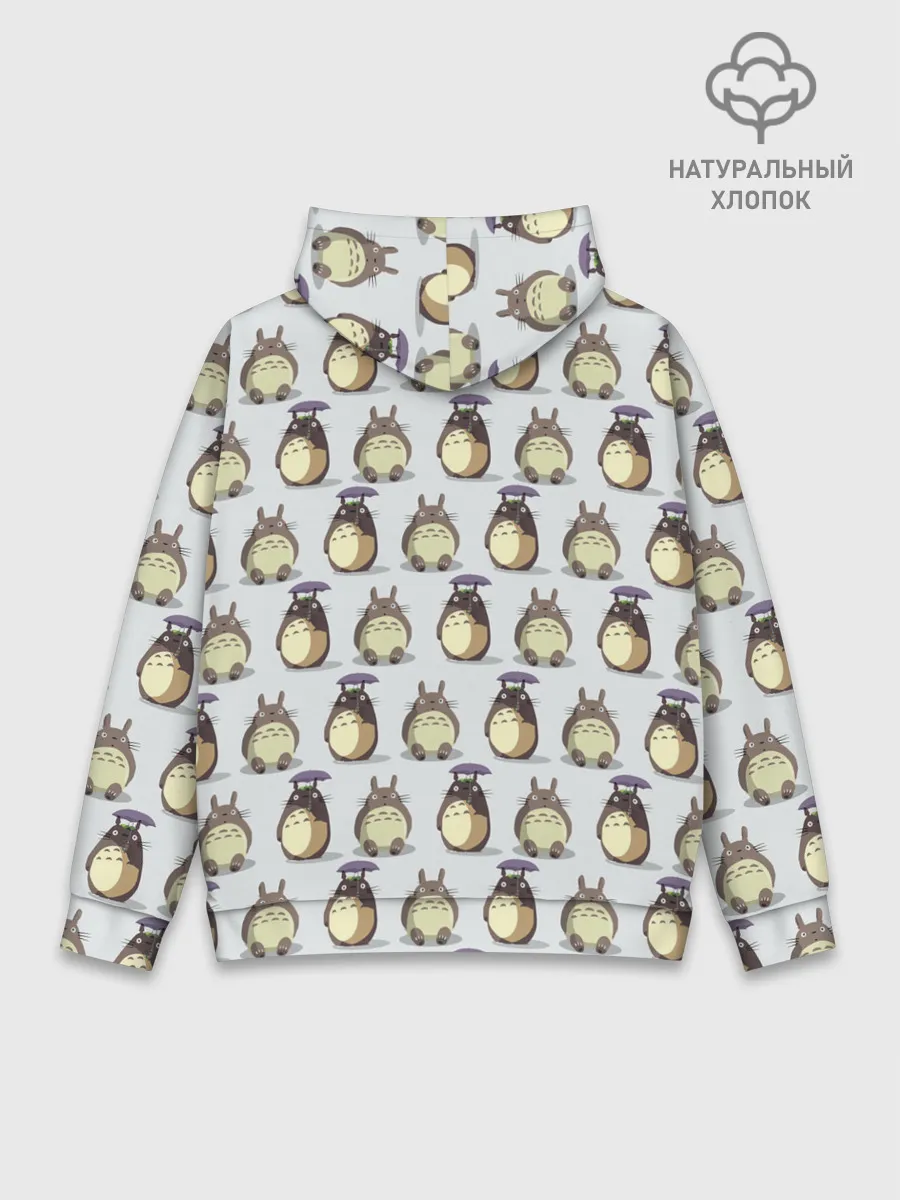 Худи мужской база хлопок / Маленькие Тоторо 2