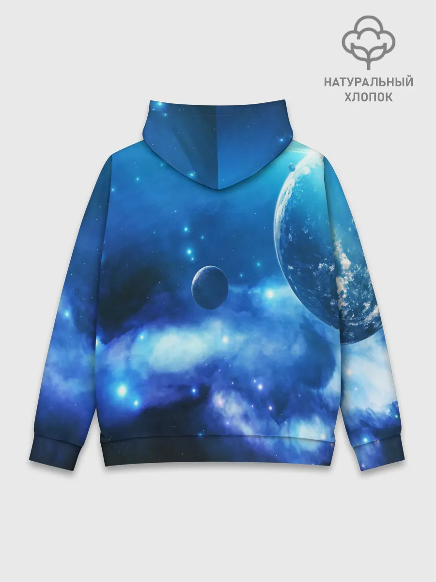 Худи мужской база хлопок / КОСМОС