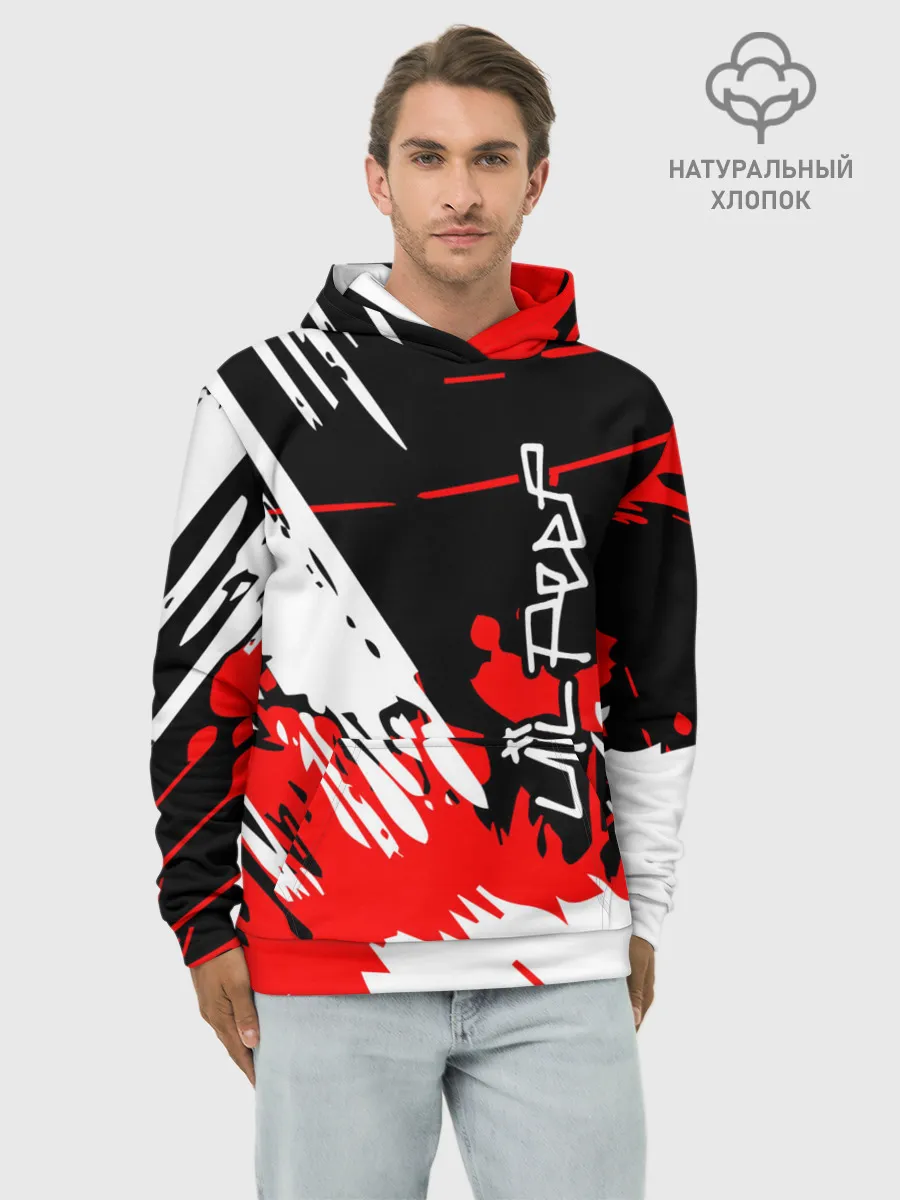 Худи мужской база хлопок / Lil Peep