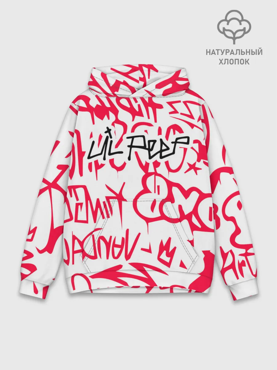 Худи мужской база хлопок / Lil Peep