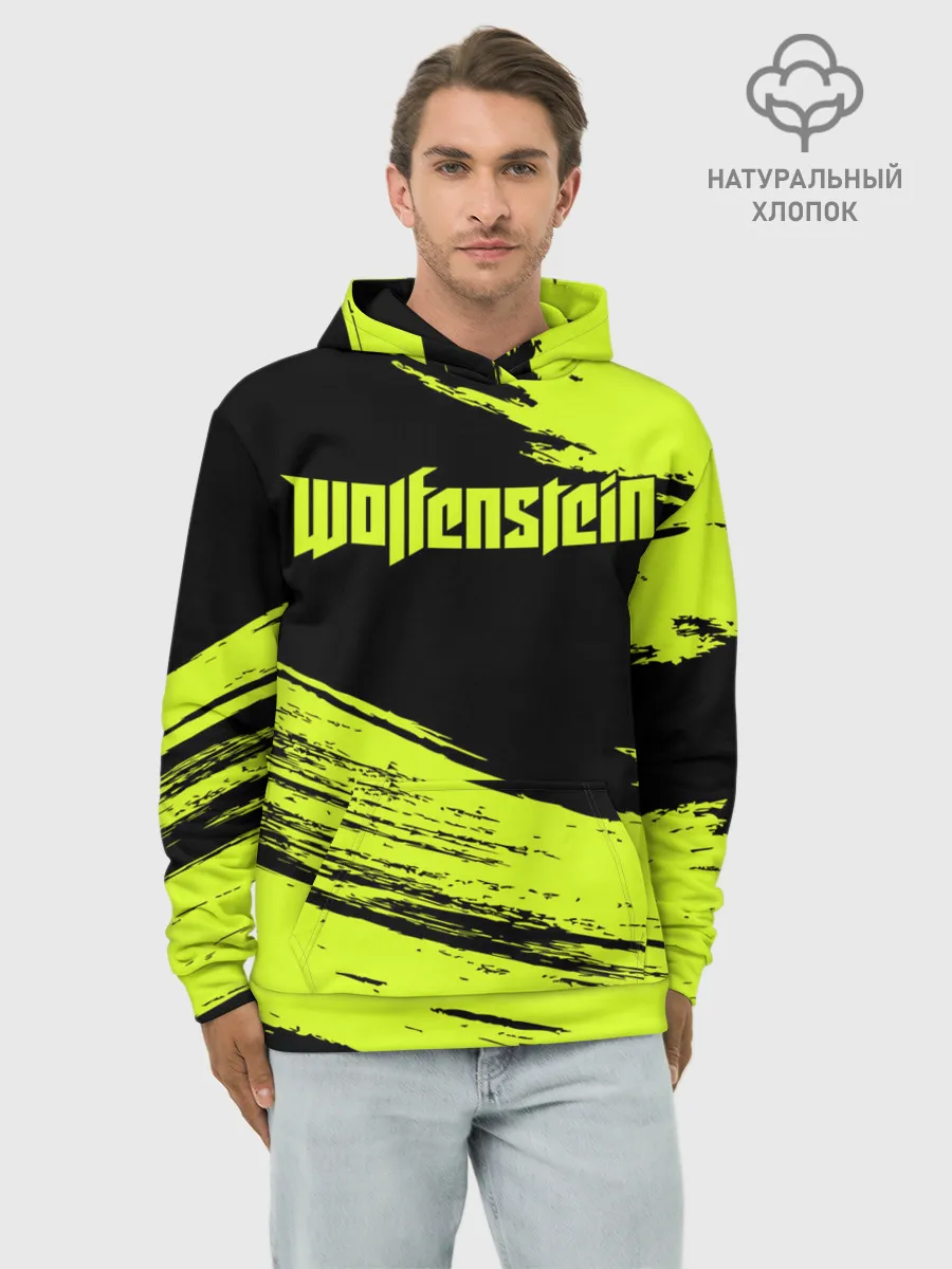Худи мужской база хлопок / Wolfenstein