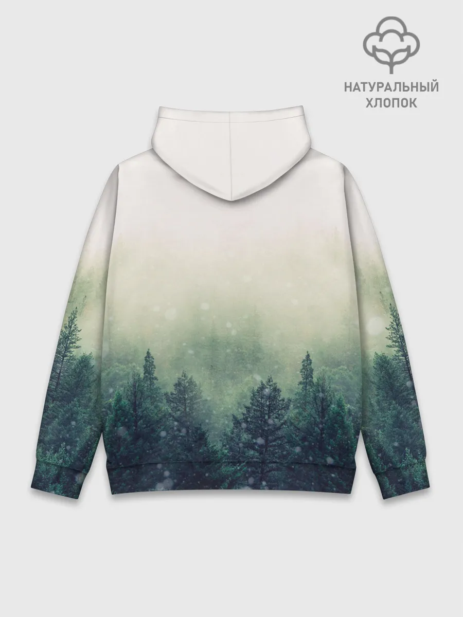 Худи мужской база хлопок / Волк