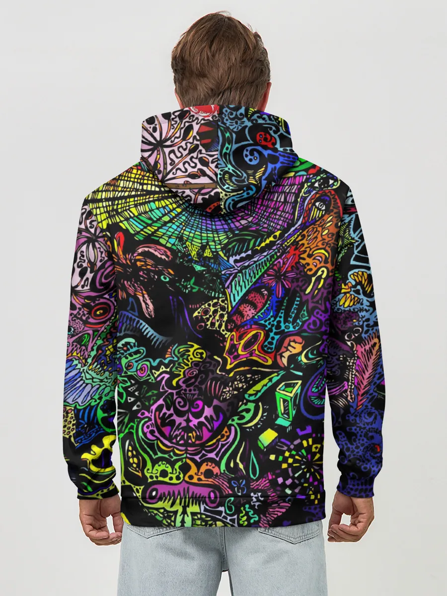 Худи мужской база хлопок / PSYHODELIC