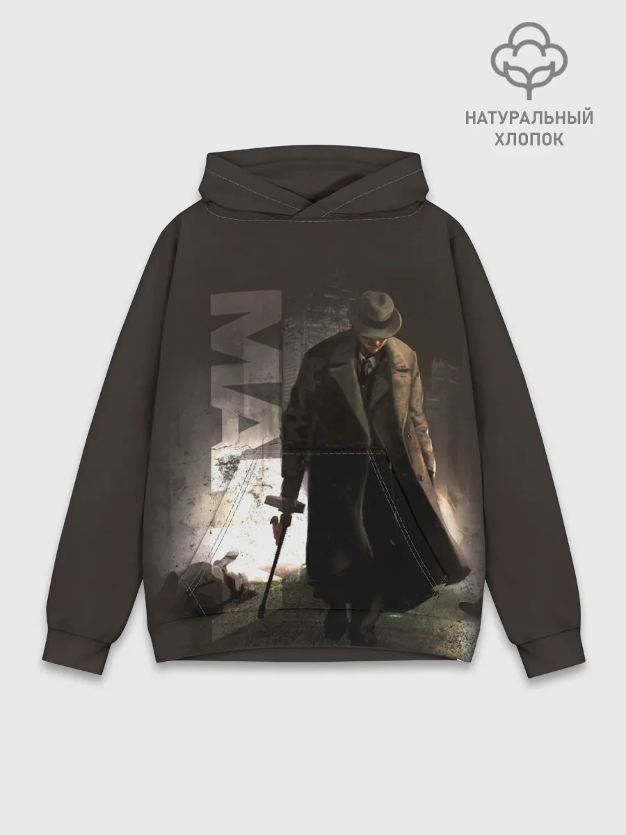 Худи мужской база хлопок / Mafia