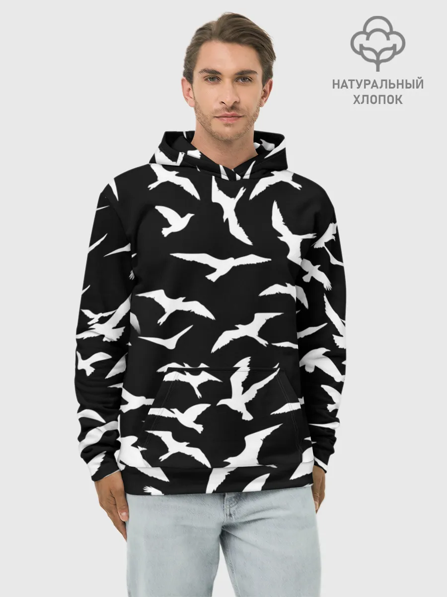 Худи мужской база хлопок / Freedom | Свобода