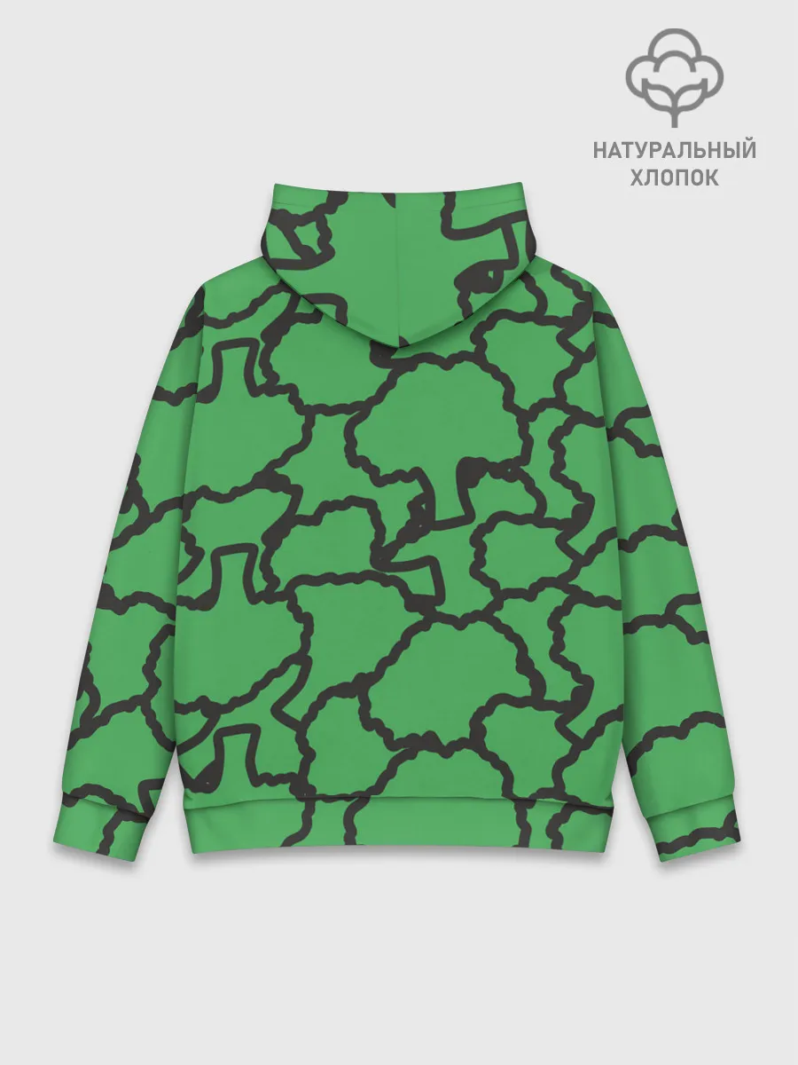 Худи мужской база хлопок / БРОККОЛИ