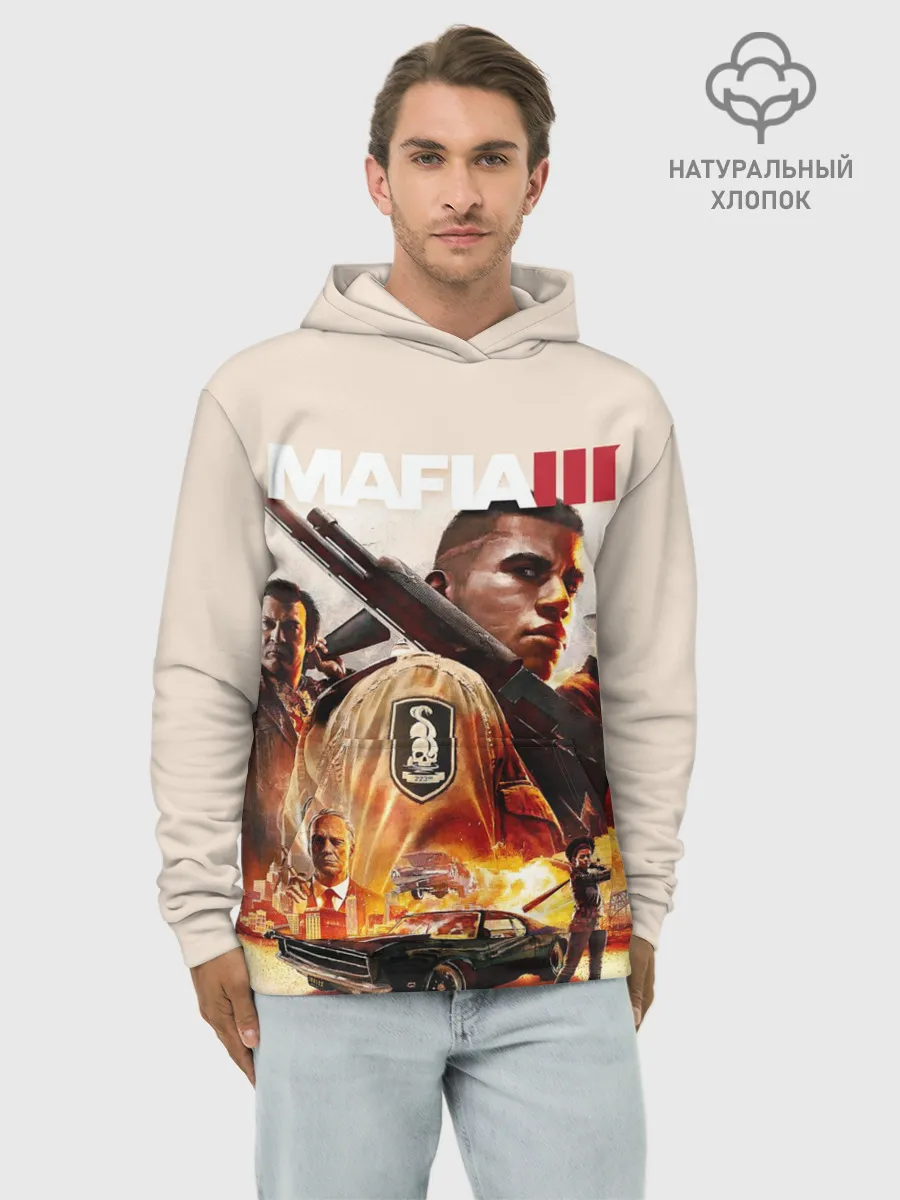 Худи мужской база хлопок / Mafia 3