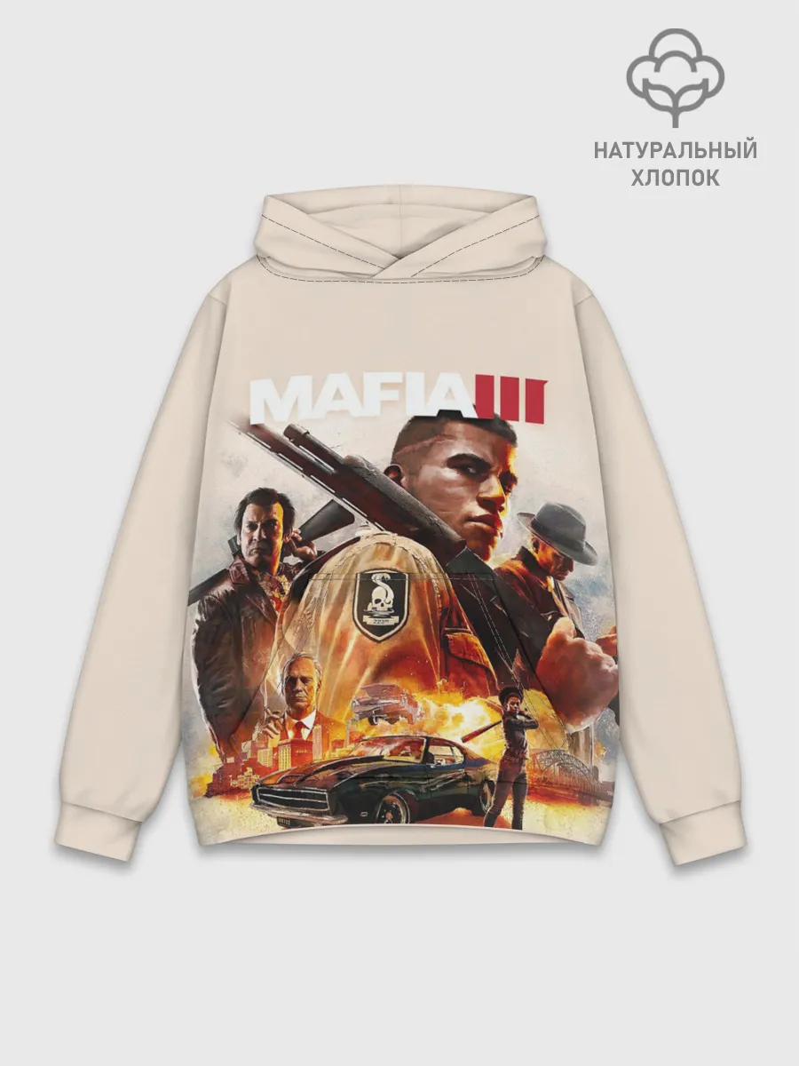 Худи мужской база хлопок / Mafia 3