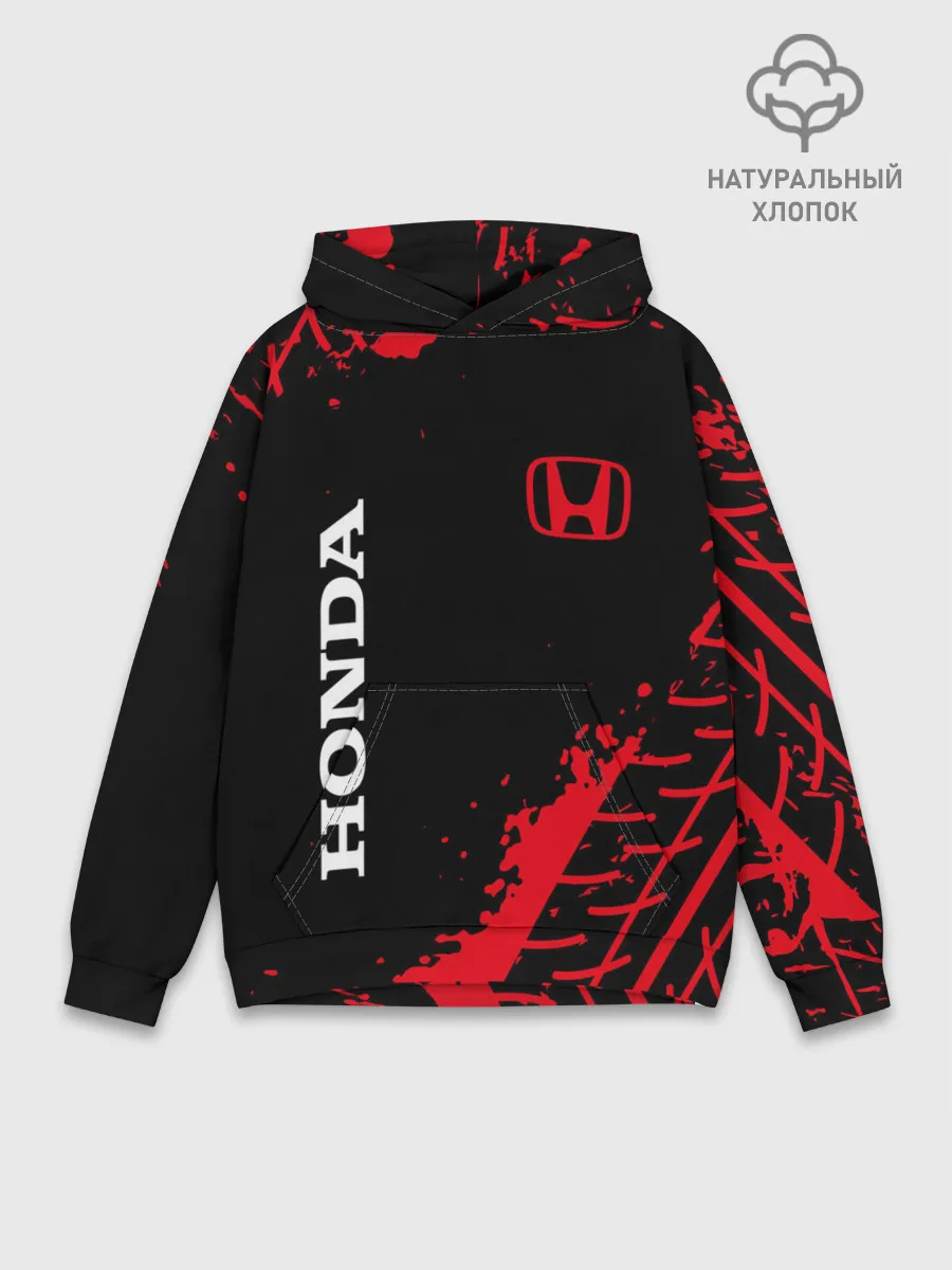 Худи мужской база хлопок / HONDA / ХОНДА
