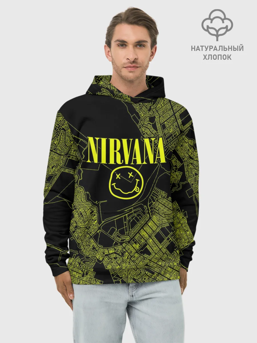 Худи мужской база хлопок / Nirvana | Нирвана