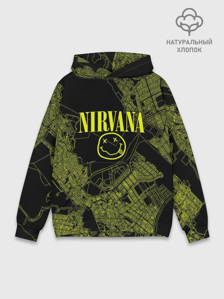 Худи мужской база хлопок / Nirvana | Нирвана