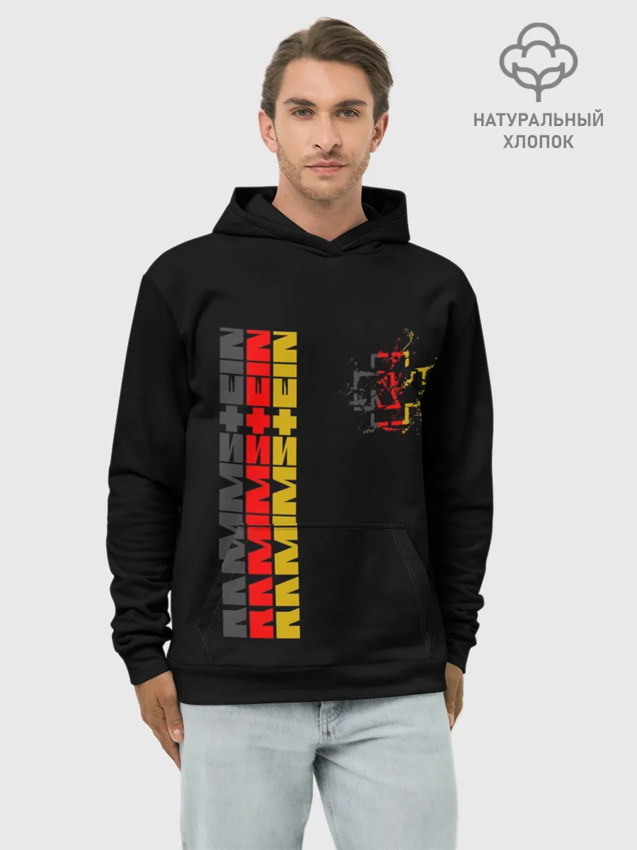 Худи мужской база хлопок / RAMMSTEIN