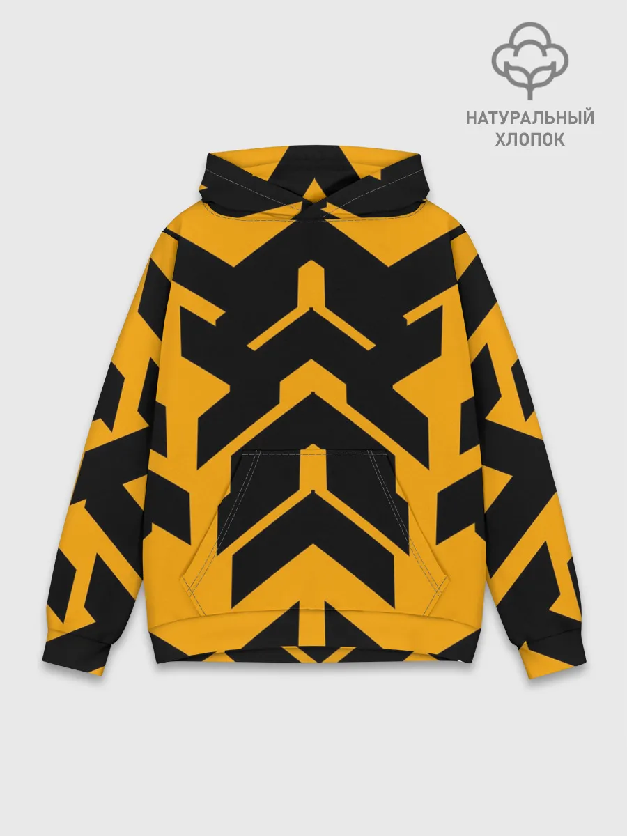 Худи мужской база хлопок / геометрия концепт