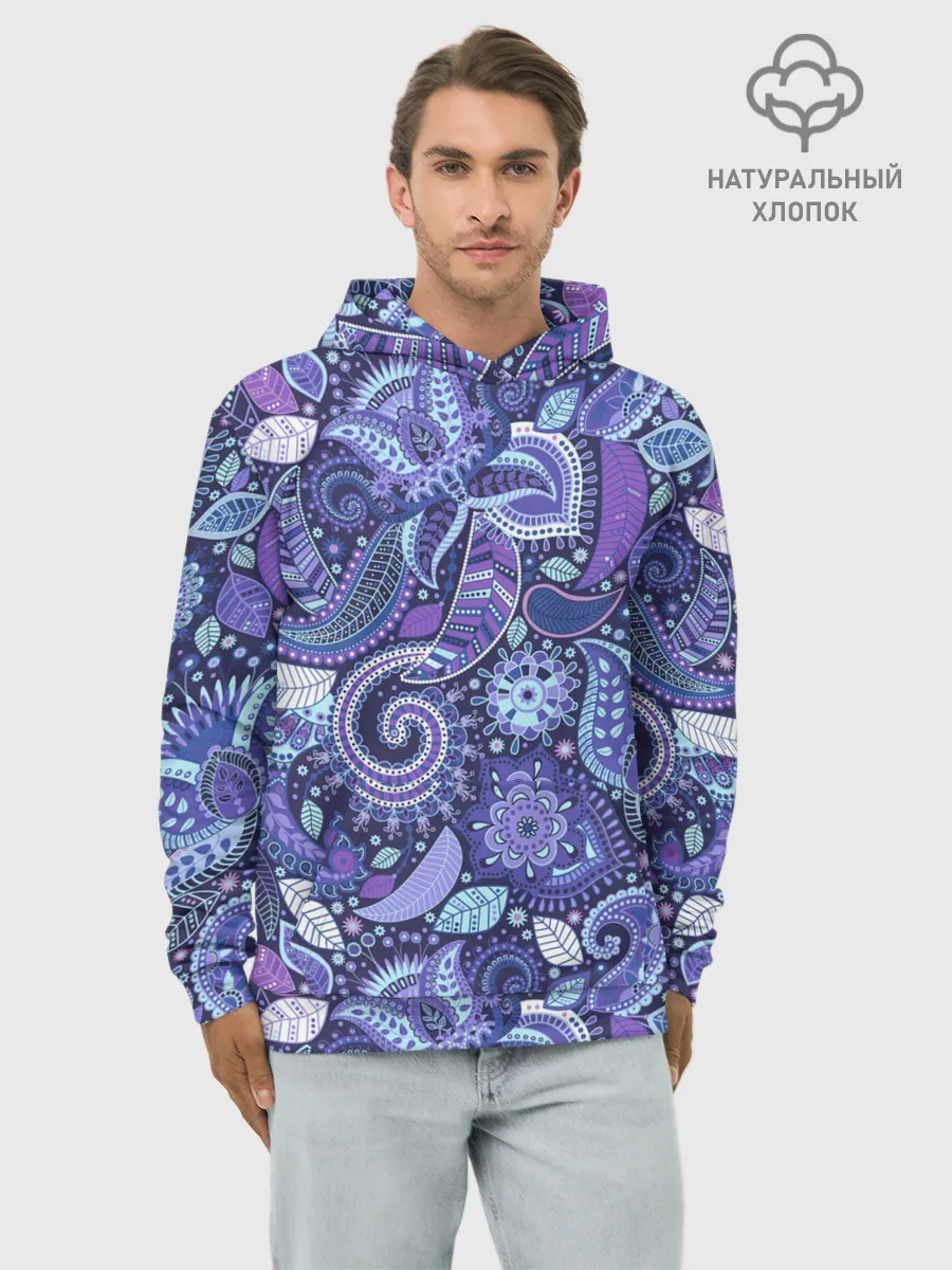 Худи мужской база хлопок / ВОСТОЧНЫЙ УЗОР