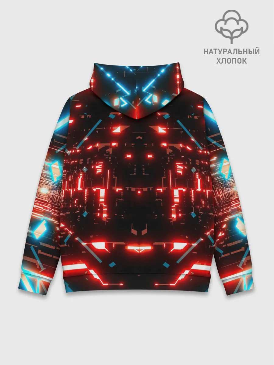 Худи мужской база хлопок / Neon Lights