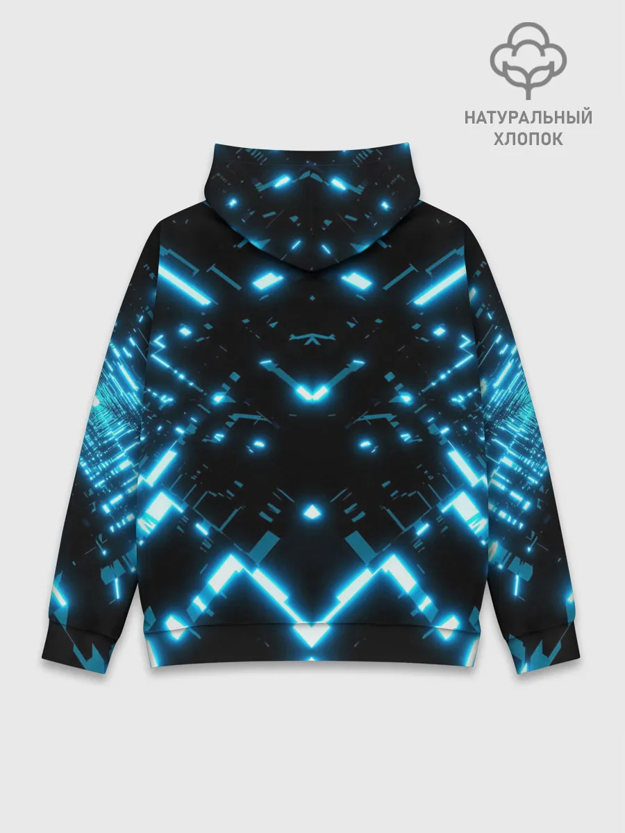 Худи мужской база хлопок / Neon Lights