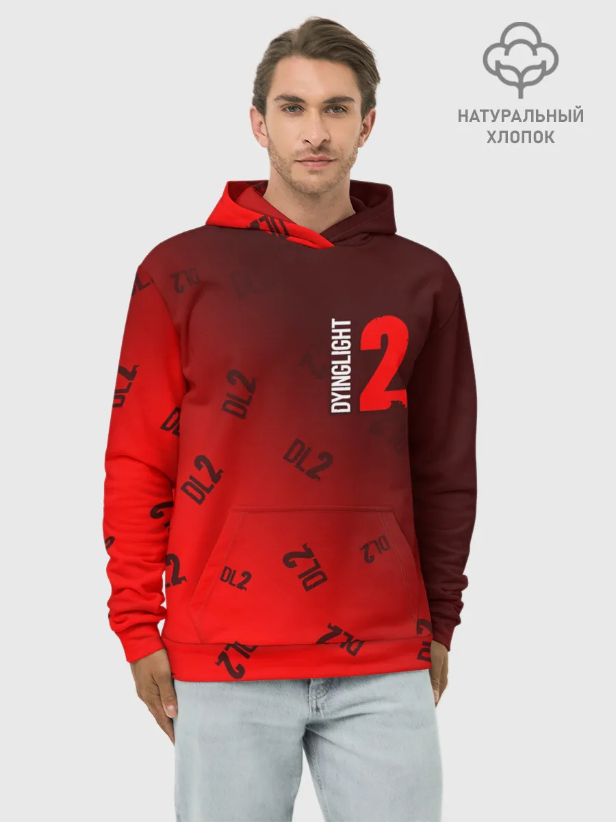 Худи мужской база хлопок / DYING LIGHT 2 / ДАИНГ ЛАЙТ