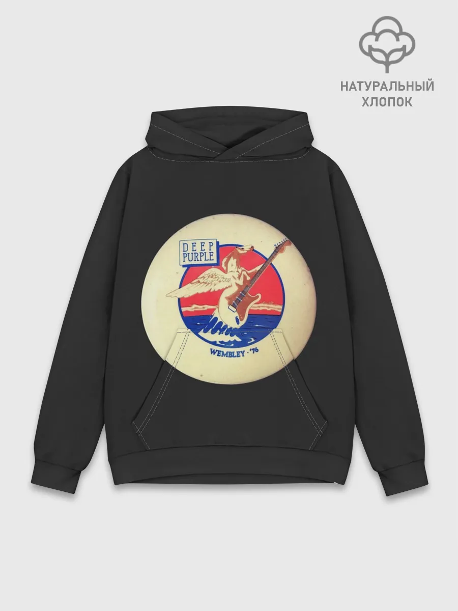Худи мужской база хлопок / Deep Purple