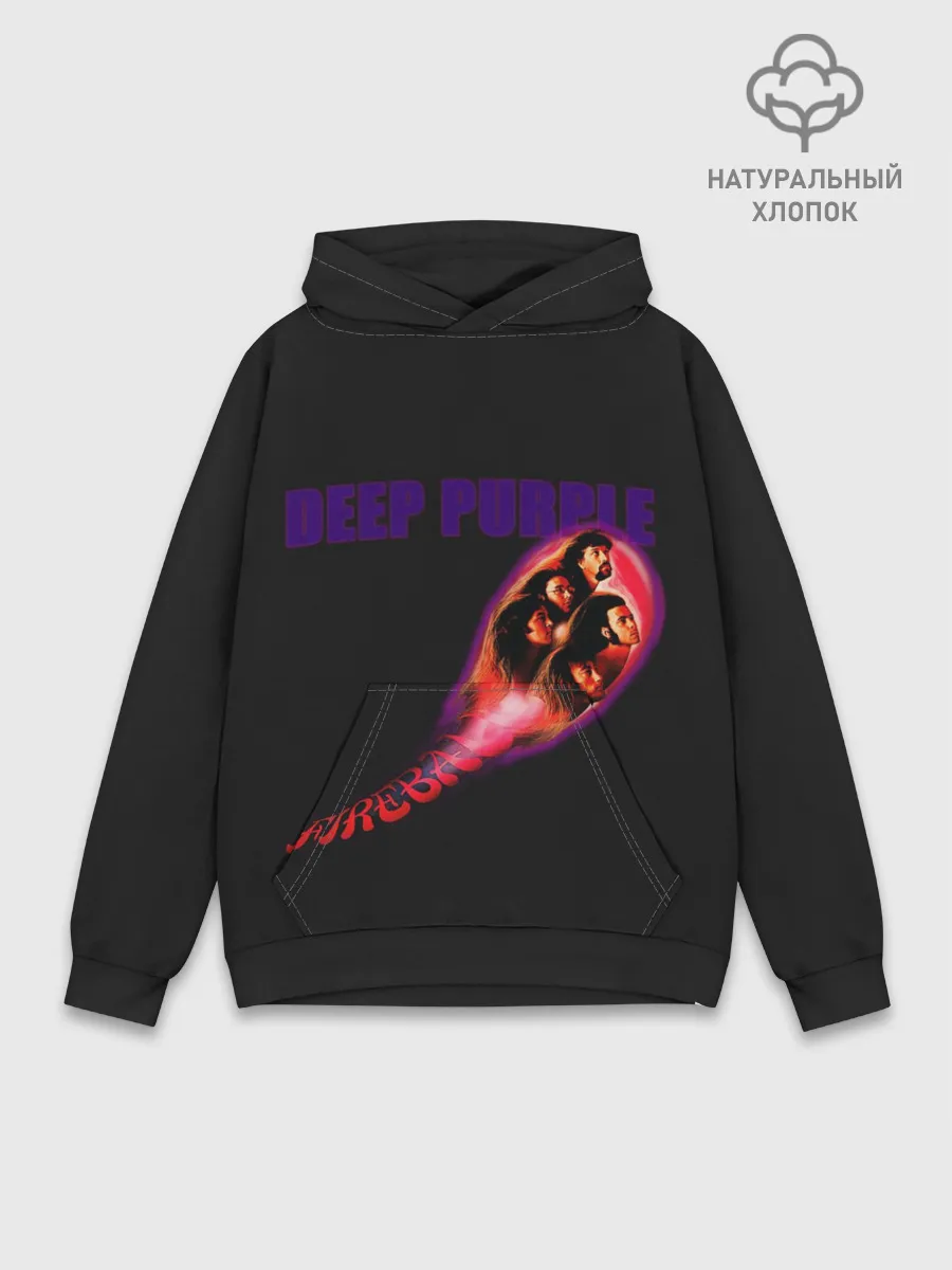 Худи мужской база хлопок / Deep Purple