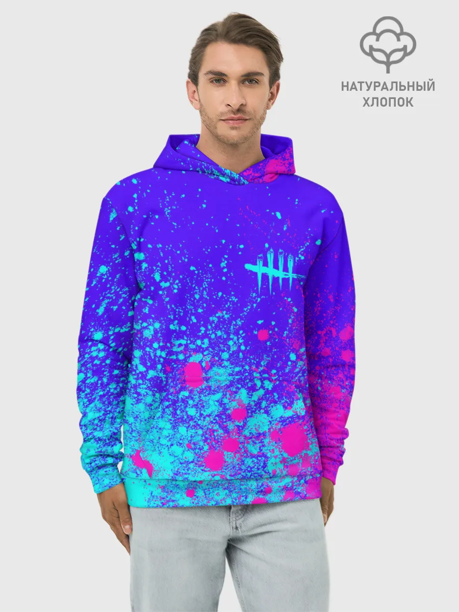 Худи мужской база хлопок / DEAD BY DAYLIGHT