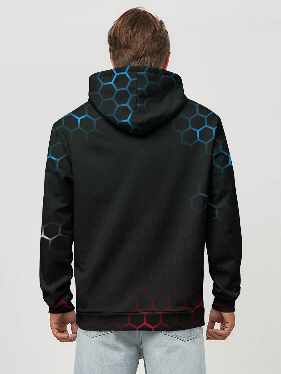 Худи мужской база хлопок / ПСЖ