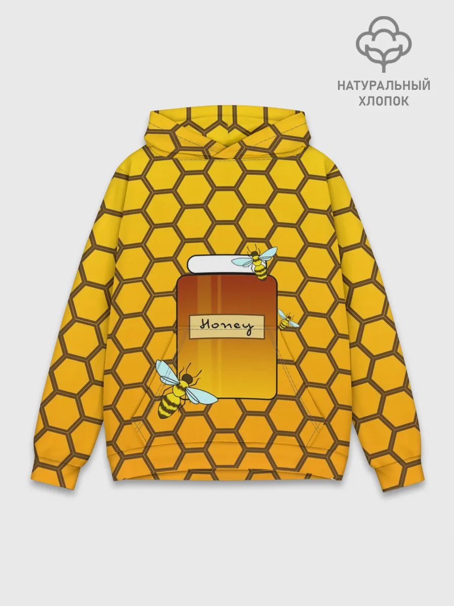 Худи мужской база хлопок / Сладкий мёд