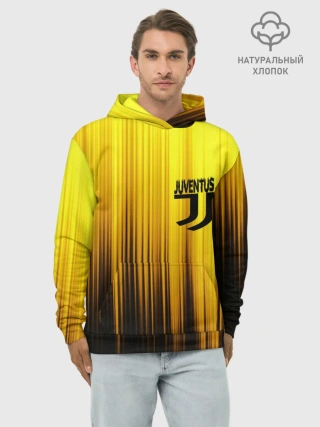 Худи мужской база хлопок / JUVENTUS