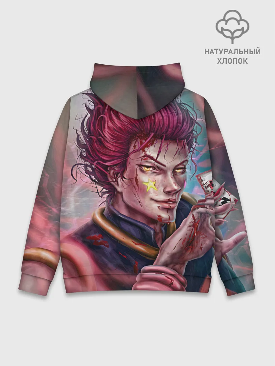 Худи мужской база хлопок / Хисока Мороу реалистичный арт