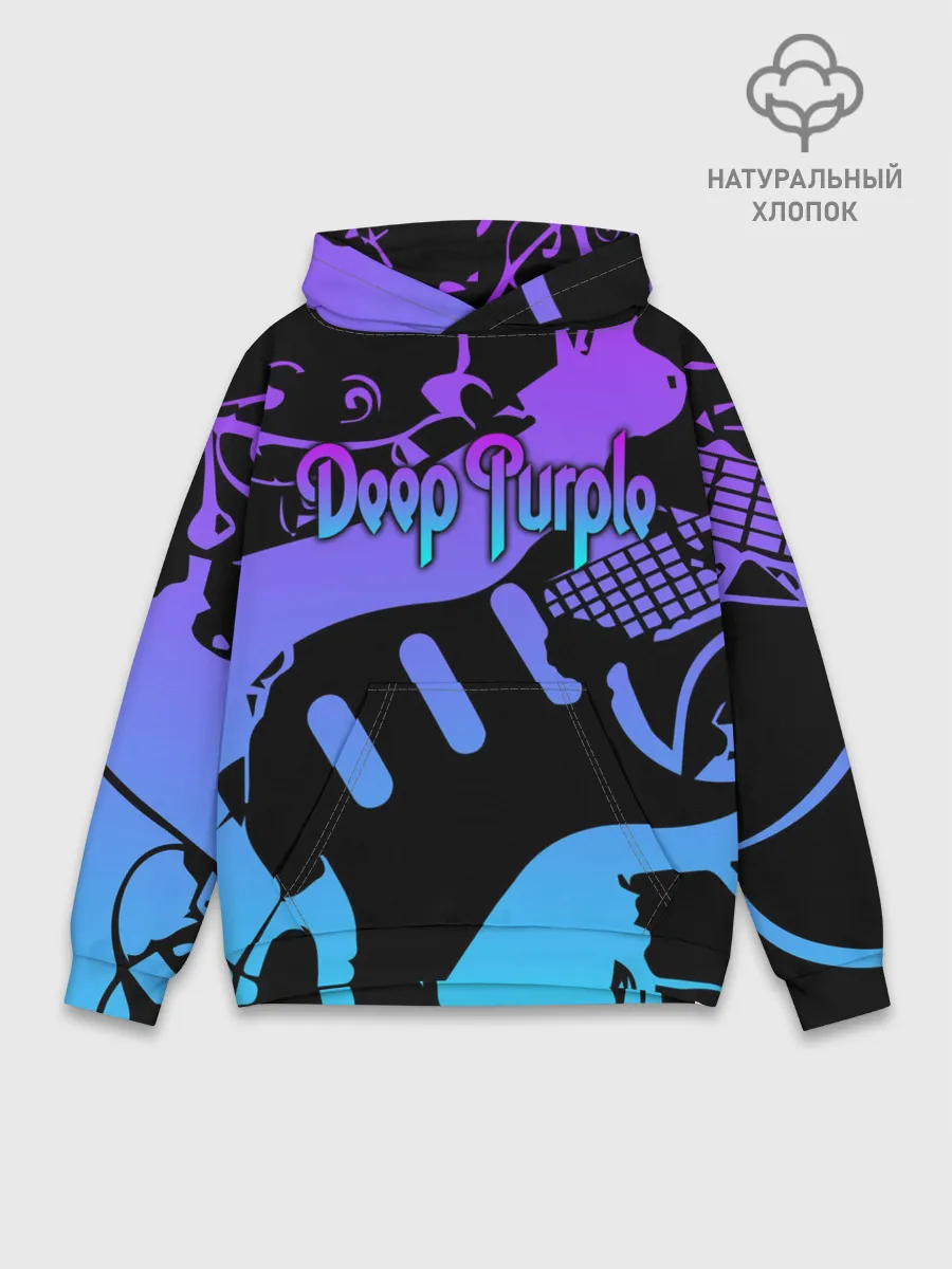 Худи мужской база хлопок / Deep Purple