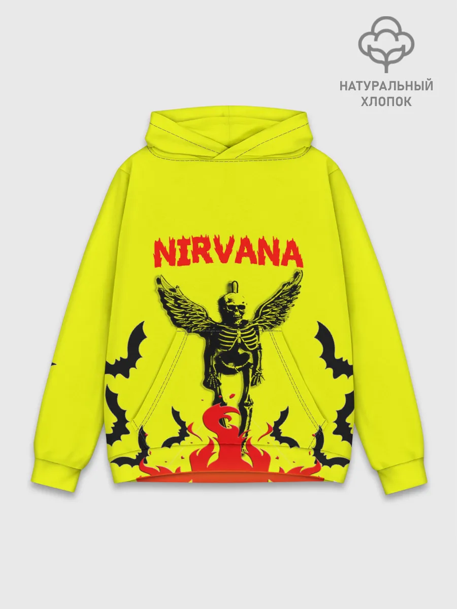 Худи мужской база хлопок / NIRVANA