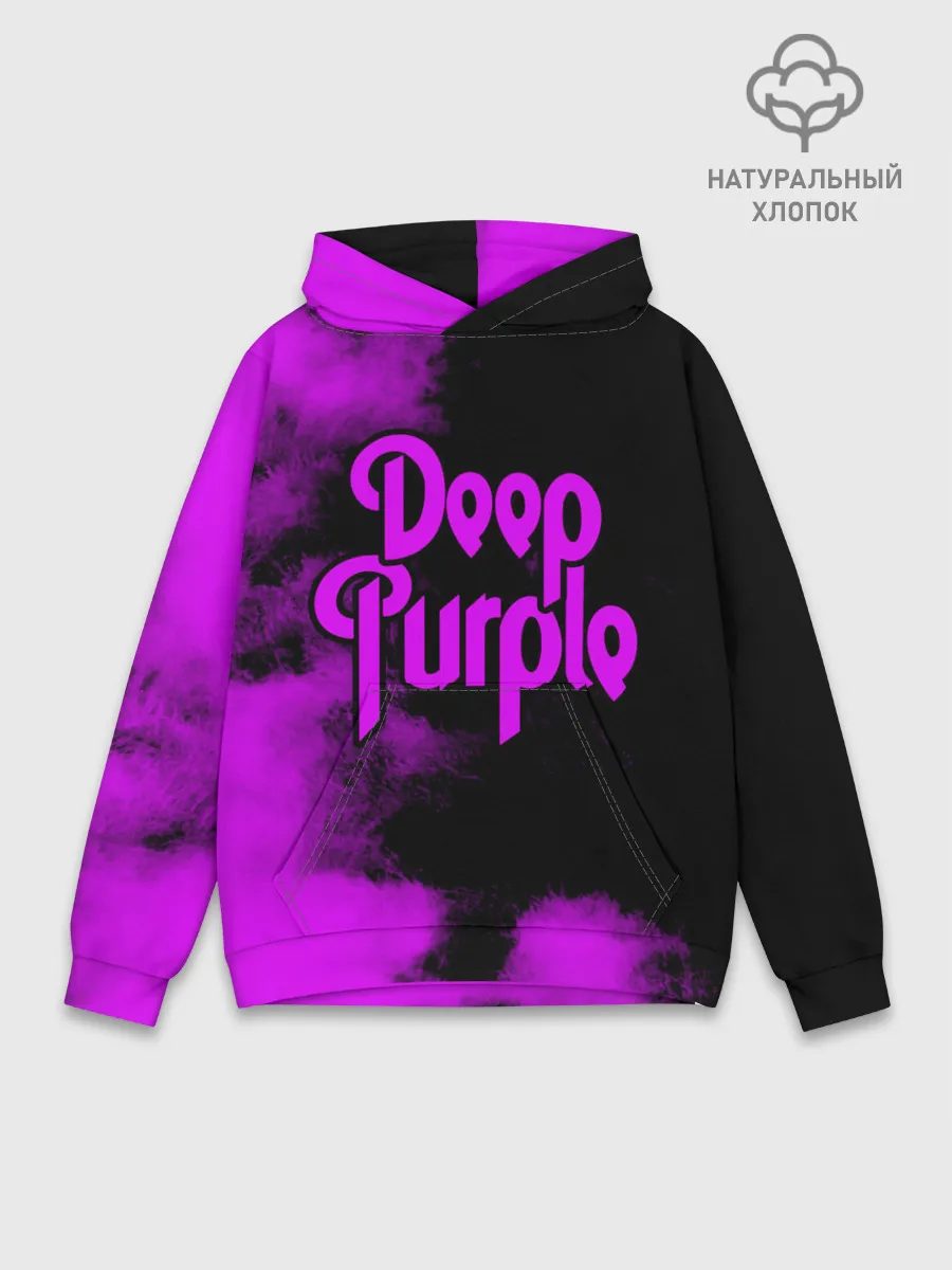 Худи мужской база хлопок / Deep Purple