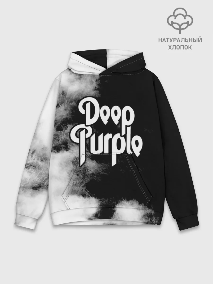 Худи мужской база хлопок / Deep Purple