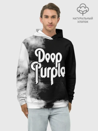 Худи мужской база хлопок / Deep Purple