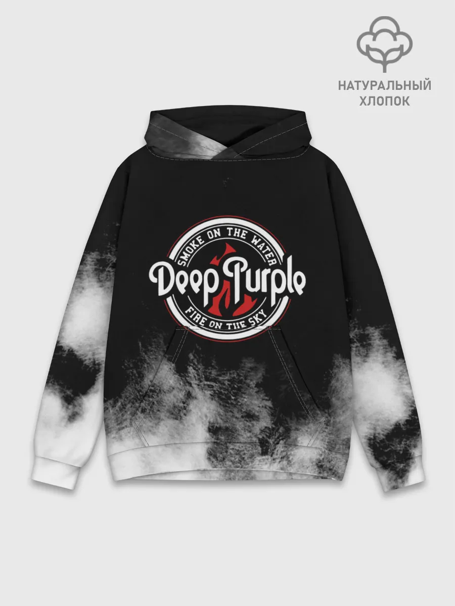 Худи мужской база хлопок / Deep Purple