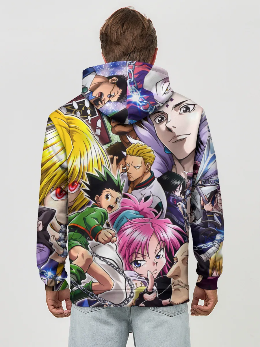 Худи мужской база хлопок / МНого персонажей