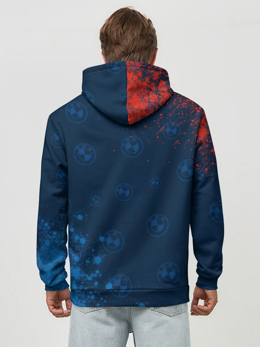 Худи мужской база хлопок / BMW / БМВ