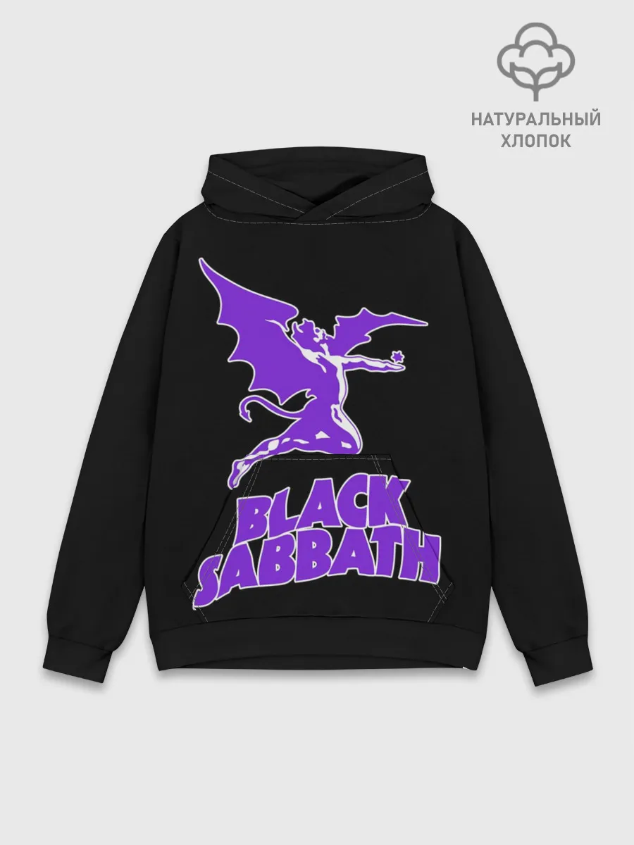 Худи мужской база хлопок / Black Sabbath